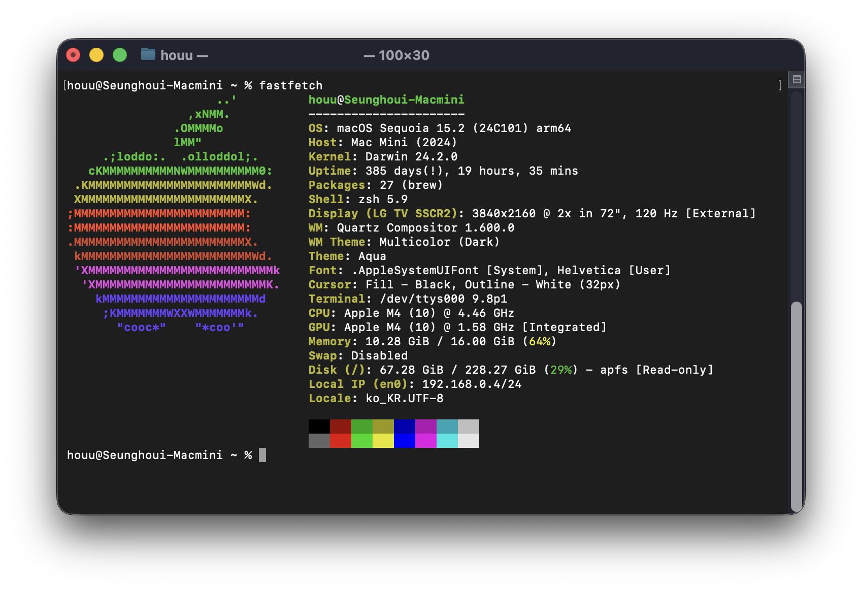 1년 넘게 연속으로 가동된 맥 미니